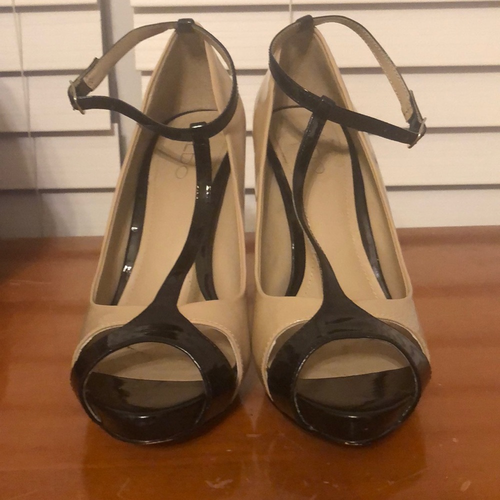 Also T strap heel